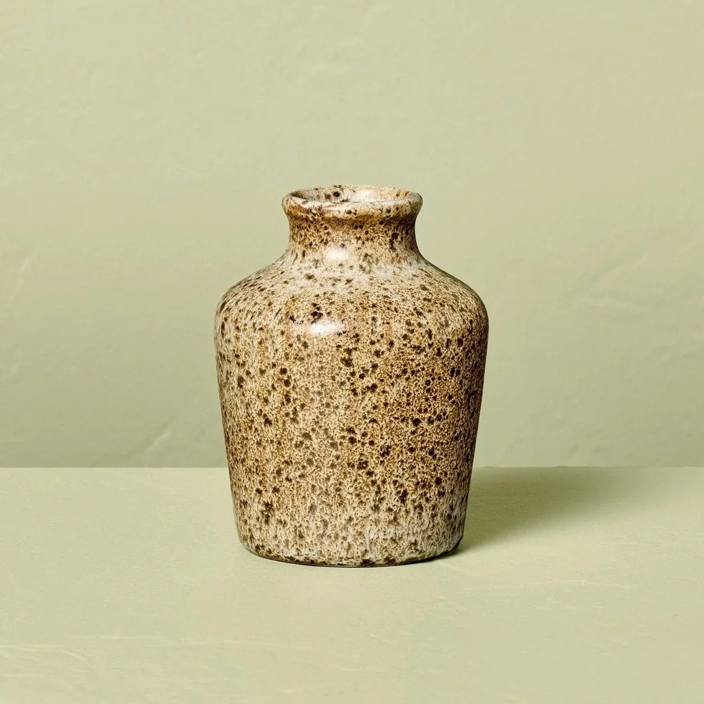 Speckled Ceramic Bud Vase Tan - Hearth & Hand Magnolia, Target Fall‎ 2025